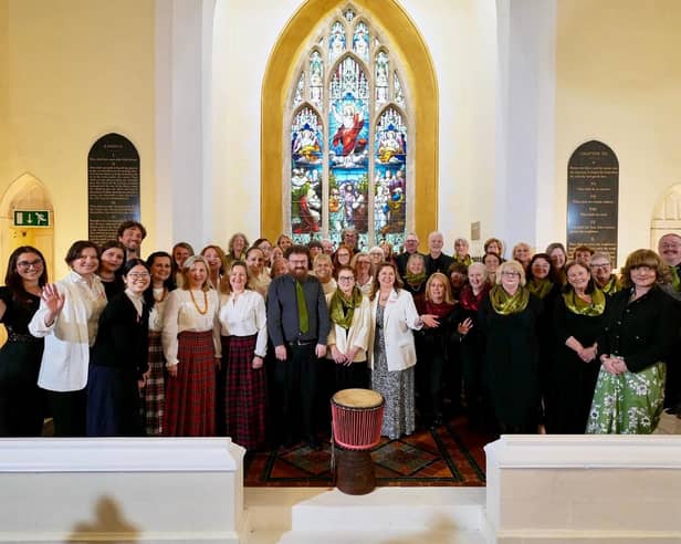 The Carra Singers were delighted with the response to their fundraiser. 