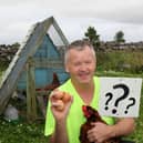 Willie O'Donovan,  the Irish Open Egg Throwing Champion, who will attempt to break his own Irish record on July 12