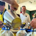 Dr. Seán O’Connor organised the Mead-Making Experience on the Inishturk
