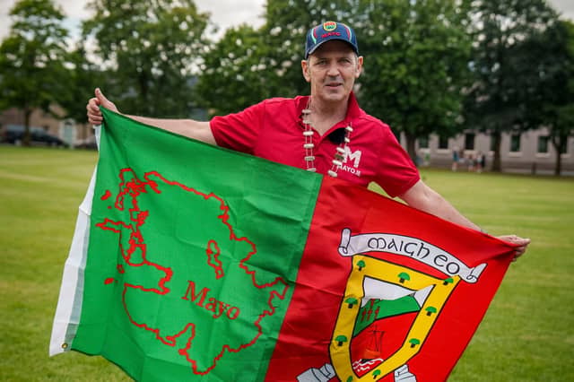 Cathaoirleach of Castlebar Municipal District Cllr Ger Deere wants Mayo fans to buy local ahead of the All-Ireland final