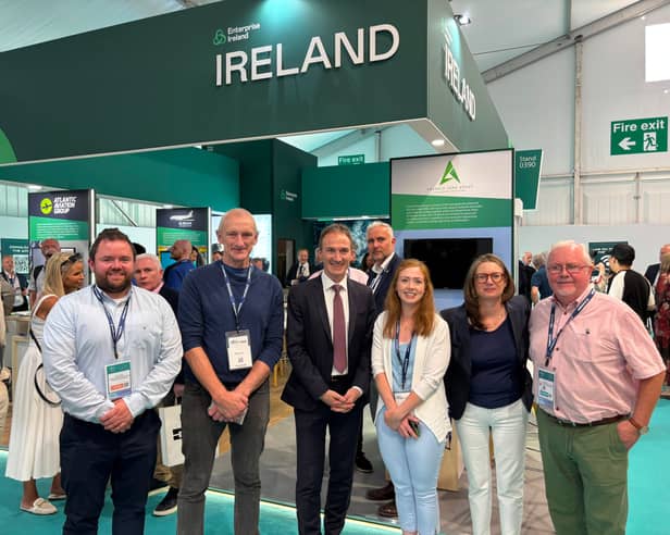 Minister Alan Dillon leads the Enterprise Ireland trade mission to the Farnborough International Airshow
