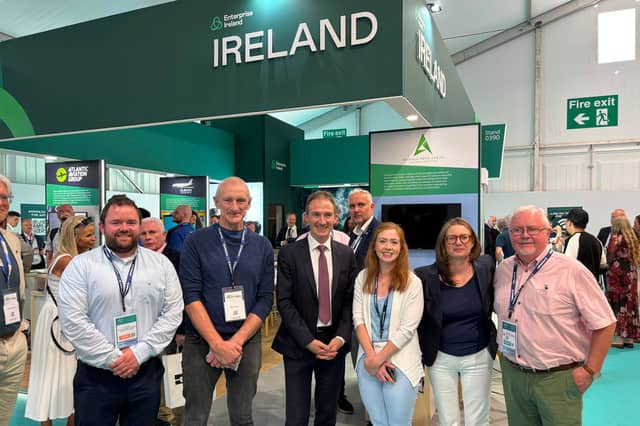 Minister Alan Dillon leads the Enterprise Ireland trade mission to the Farnborough International Airshow