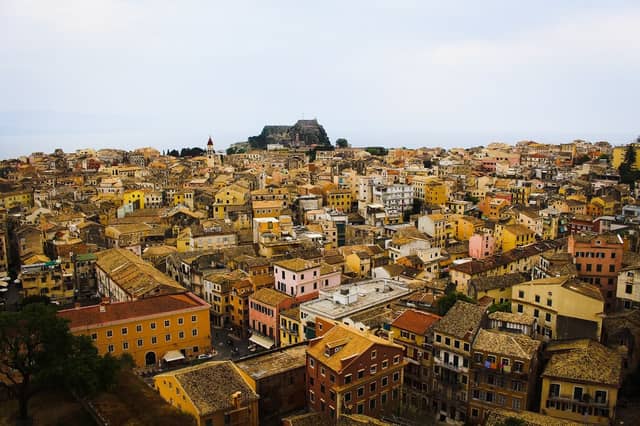 The discovery of the body was made on the Greek island of Corfu.