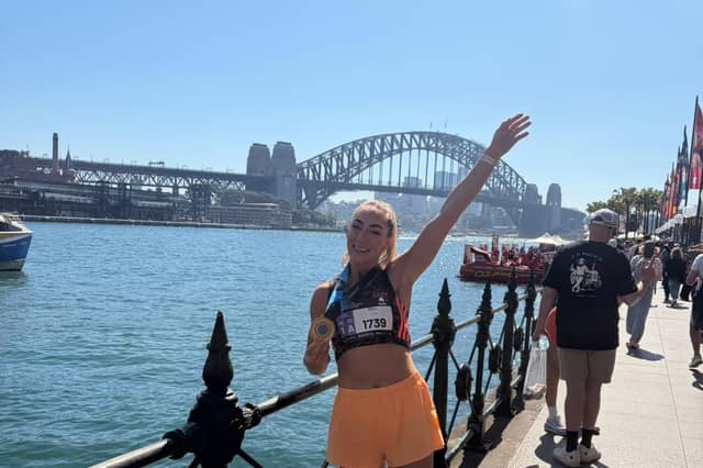 Castlebar native Fiona Naughton completed the Sydney Marathon yesterday
