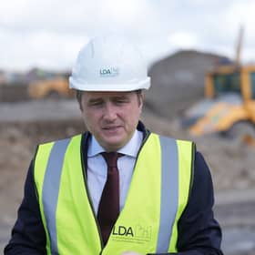 Pictured is Housing Minister James Browne.