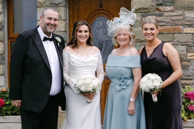 Orlagh Doyle with her father John Doyle, her mother Dr Jackie Doyle and her younger and only sister Caitlin Doyle.