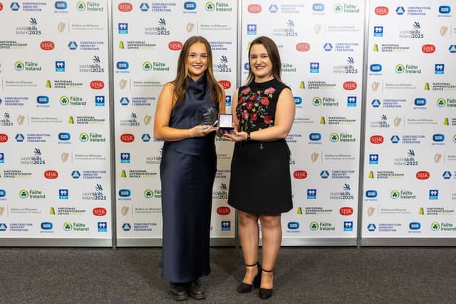 Orlaith McGeough alongside mentor Megan Yeats