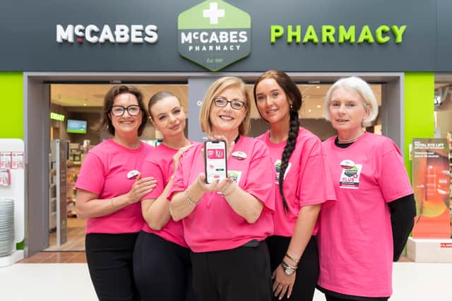 Pictured at the launch of McCabes PLUS, the McCabes Pharmacy loyalty program at McCabes Pharmacy, Castletroy, Limerick