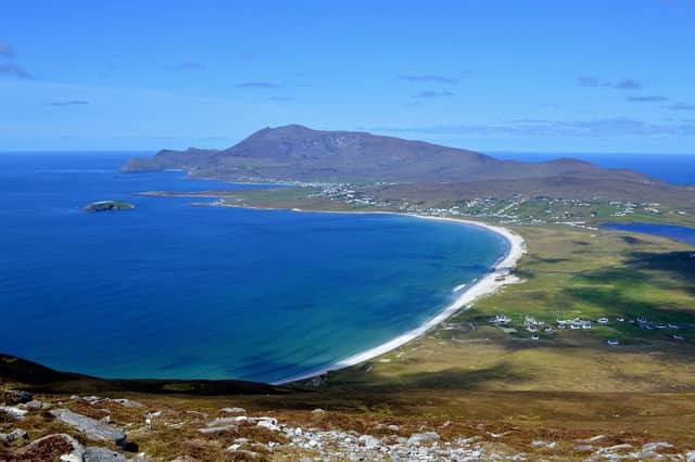 The area around Keel beach on Achill Island has been identified as a 'Very High Exposure' area