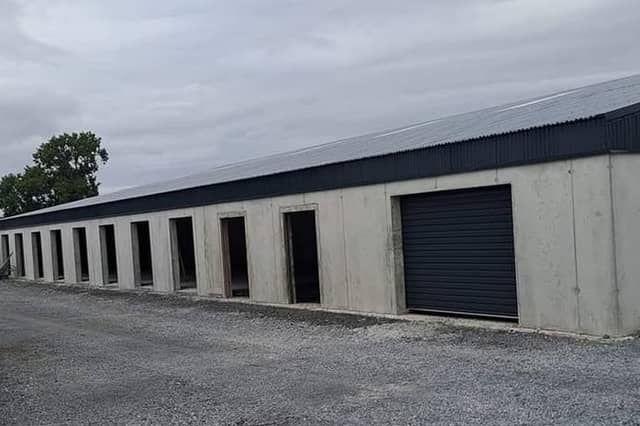Planning permission was refused to retain storage buildings on Claremorris site