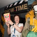 Rotarian Fiona Burns at Castlebar Rotary Clubs premiere screening of 'Pressure' at Mayo Movie World in aid of  Safe Ireland Mayo Refuge and domestic abuse support services. 