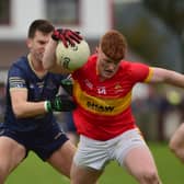 Castlebar’s Joe Forry will be looking to kick the men from the county town to a 32nd county title. Pic: Conor McKeown.