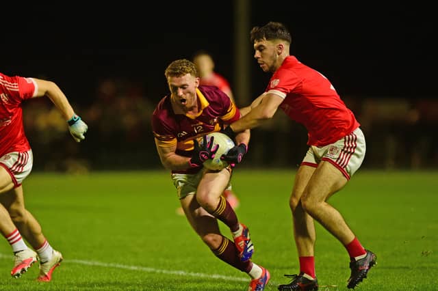 Ballinrobe’s Cian O’Connell will be hoping to lead the Robesiders to a famous evening on Saturday. Pic: Conor McKeown.