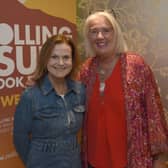Dr Sabrina Brennan and Barbara Power at the Rolling Sun book festival last year.