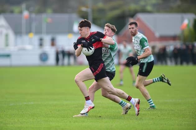 County man Fenton Kelly is a big player around the middle for Davitts. Pic: Conor McKeown.