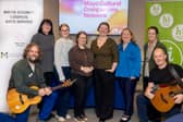 Pictured from left are David Hope (Music & Health Ireland), Ann Marie McGing, Ruth Pelham Burn, Jennifer Mongan, Saoirse Anton (Mayo Arts Service), Eileen O’Connor (Mayo Age Friendly), Anne Fahey Ronayne (Healthy Mayo), Darran Bourke (Music & Health Ireland)