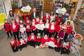 Representatives of Mayo County Council Schools Library Service, the Children’s Books of Mayo Project, and Castlebar Primary School at the launch of the new partnership for the 2026-2027 academic year, which will provide schools across County Mayo with access to a collection of children’s books with Mayo connections, copies of the Children’s Books of Mayo Map and a new educational outreach booklet.