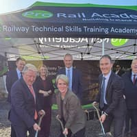 Minister Dillon welcomes sod turning for Pro Rail Academy in East Mayo