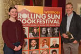 Emma and Ronan McGarvey enjoying the Rolling Sun Book Festival over the weekend