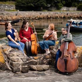 Pictured is Elevation Ensemble, from left are Gina Maria McGuinness, Aoife Burke, Karen Dervan and Daniel Bodwell.