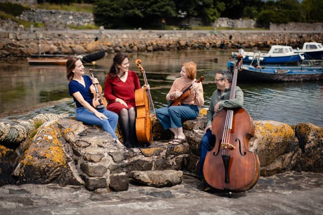 Pictured is Elevation Ensemble, from left are Gina Maria McGuinness, Aoife Burke, Karen Dervan and Daniel Bodwell.
