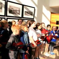 Mayo's Erris Strings perform at Áras Inis Gluaire launch