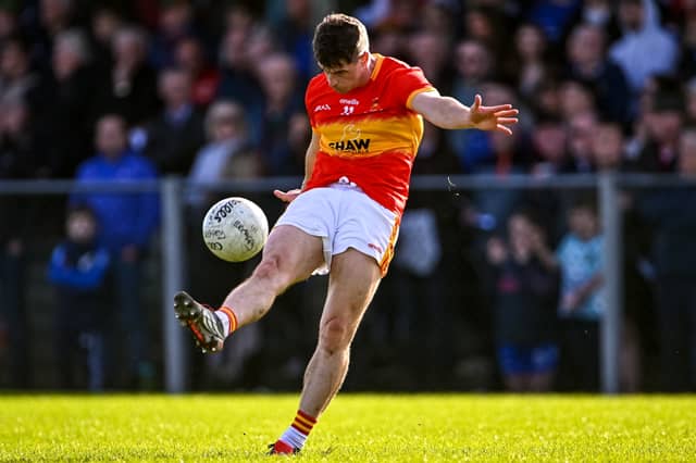 Neil Douglas of Castlebar Mitchels during the Mayo County Senior Club Football Championship semi-final match against Breaffy at Fr O'Hara Park in Charlestown