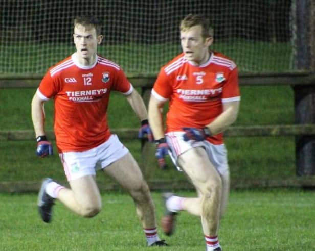 Garrymore's Shane Nally on the left with his brother Trevor.