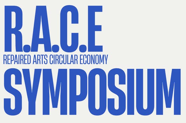 The Repaired Arts Circular Economy (R.A.C.E.) Symposium, which will take place on Friday, November 6 from 11.00am to 2.30pm at Swinford Cultural Centre.