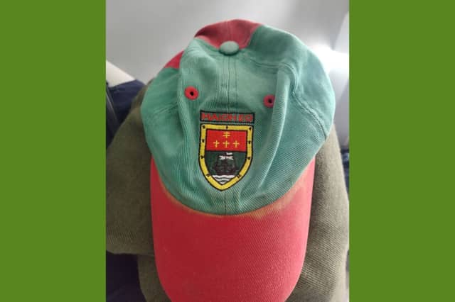The cap that belonged to Daniel Carey’s grandfather.