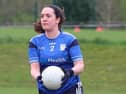 Niamh Kinsella wearing the Claremorris LGFA jersey