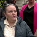 PUBLIC APOLOGY Mary Keane being interviewed on RTÉ News after she received a public apology from University Hospital  Galway 