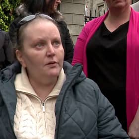 PUBLIC APOLOGY Mary Keane being interviewed on RTÉ News after she received a public apology from Galway University Hospital. 