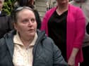 PUBLIC APOLOGY Mary Keane being interviewed on RTÉ News after she received a public apology from University Hospital  Galway 
