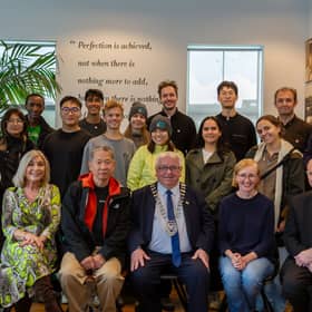 A group of students from Harvard visited Mayo for a Wild Atlantic Way research project