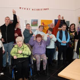 The opening of the art exhibition "Celtic Tales by Warrior's Hand" - part of the Luisne Art Project. 