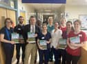 Members of the Mayo University Hospital Stroke Unit pictured on the ward for World Stroke Day