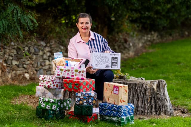 Team Hope CEO, Deborah Lowry, says the Christmas shoebox appeal is a very simple concept, and an international act of kindness for tens of thousands of children across the world.