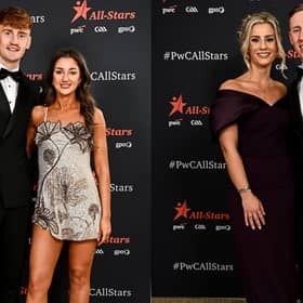 A heavy Mayo contingent are in Dublin at the 2026 All-Star Awards. Pics: Sportsfile.