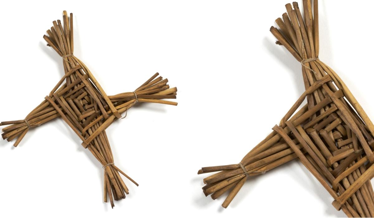 Make St Brigid's Crosses at activity day in Turlough Park Mayo Live