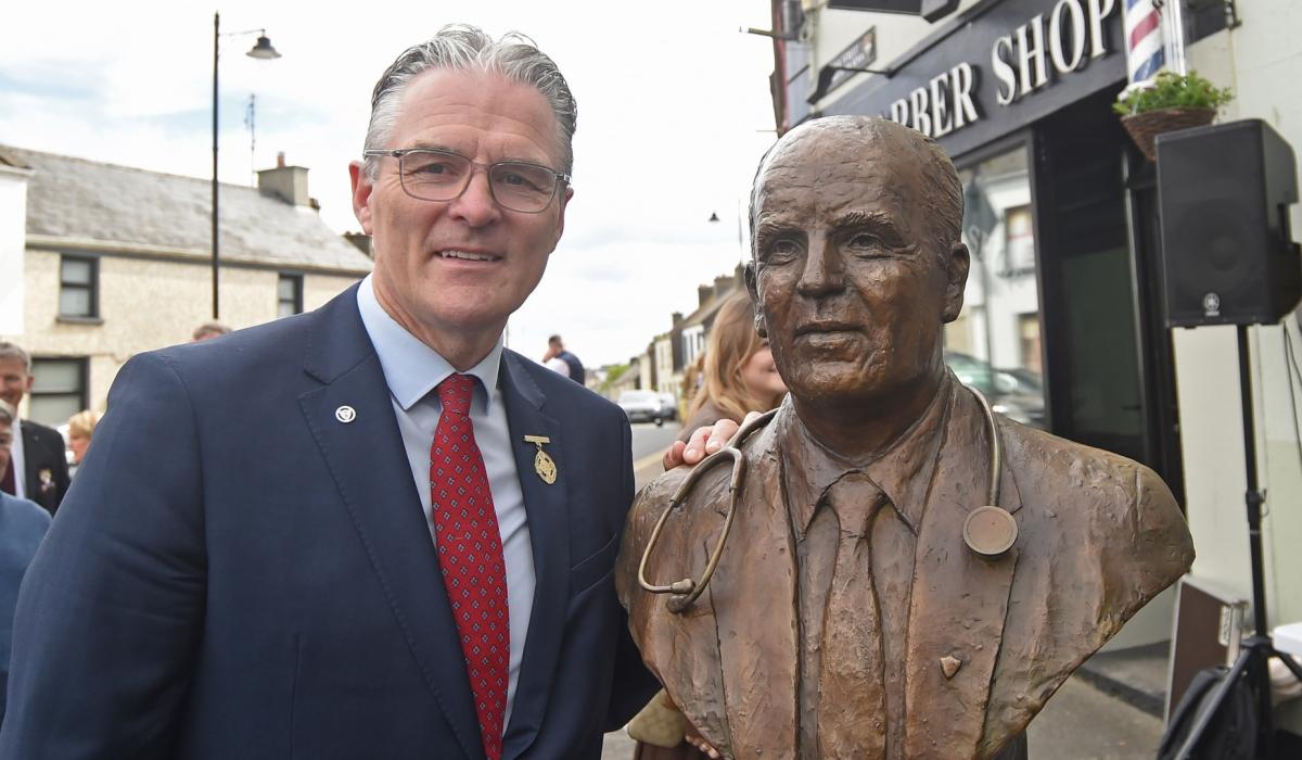 Joy by the Deel as sculpture of Dr Mick Loftus unveiled Mayo Live