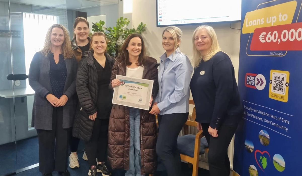 Mayo Credit Union becomes first autism champion in home area