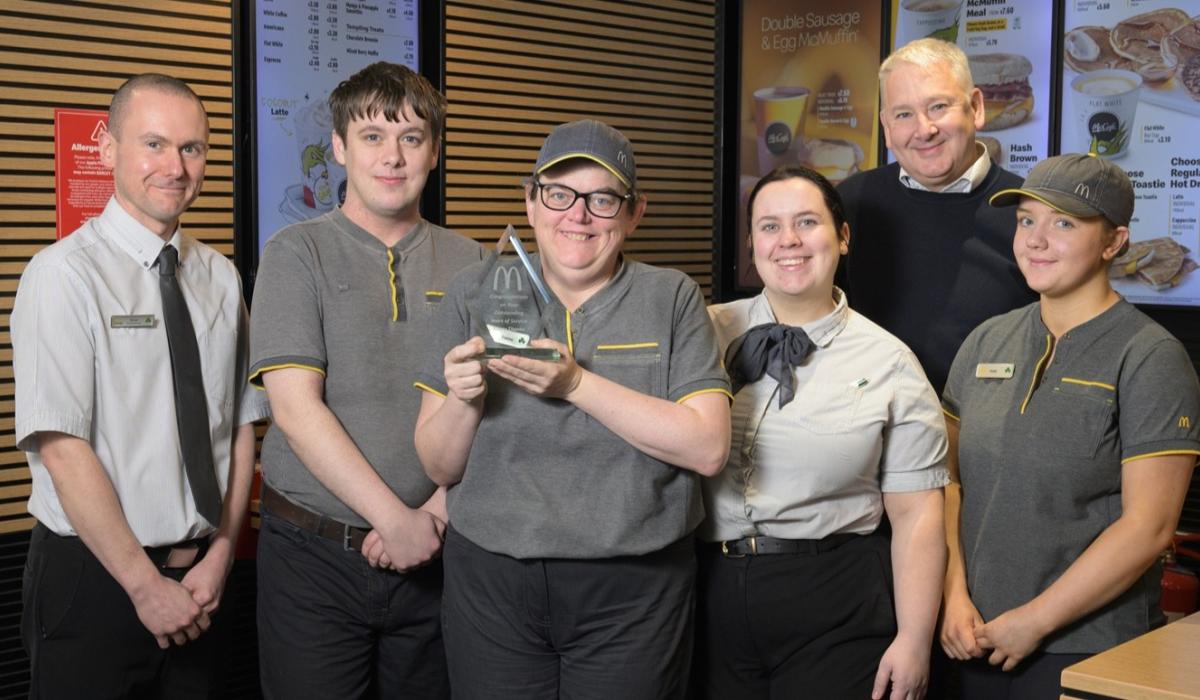 Mayo restaurant celebrates 20 year milestone of beloved staff member