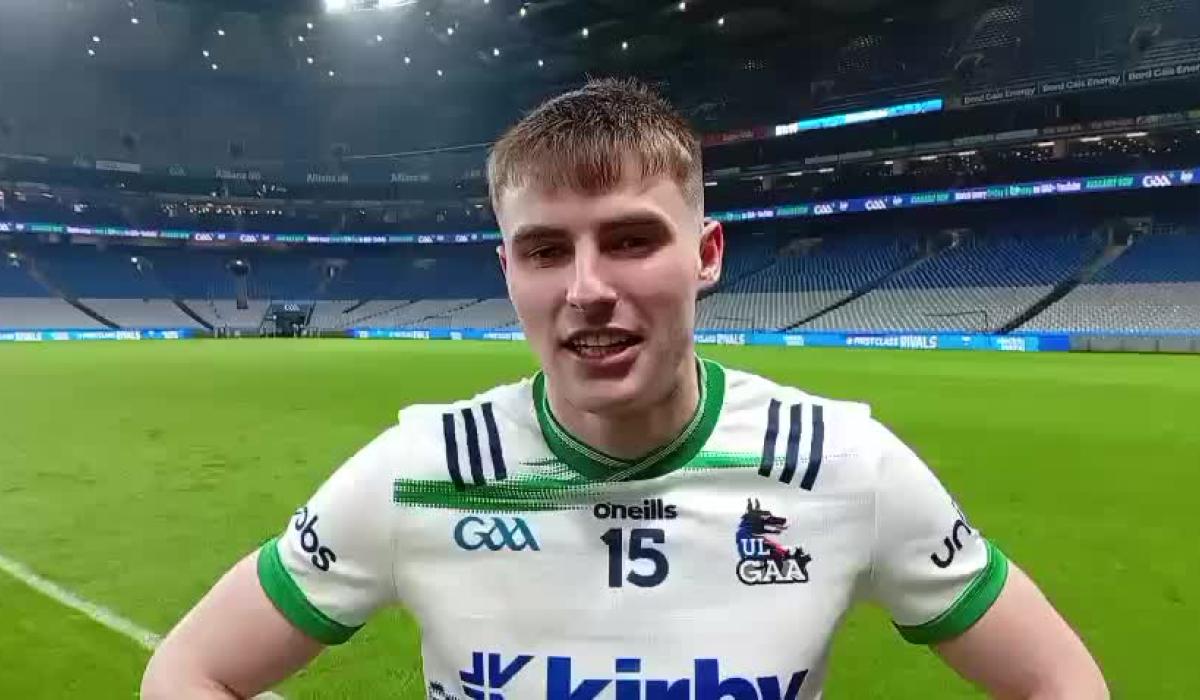 'It's great to do it with all the Mayo lads' Says Frank Irwin as UL claim Sigerson Cup