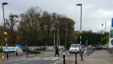 The pedestrian crossing on the Newport Road in Westport is without a lollipop person