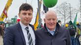 Mayo TD in Strasbourg addressing farmers protest ahead of key Mercosur vote