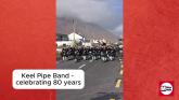 WATCH: St Patrick's Day Parade by Mayo pipe bands on Achill Island