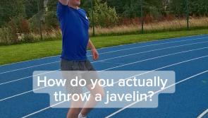WATCH: Javelin tutorial with rising star Oisin Joyce