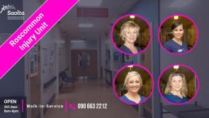 Saolta issue reminder that Roscommon Injury Unit is there for Mayo patients this summer