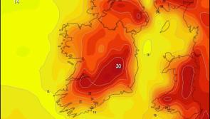 One area of Ireland to get 31C on Friday and break record amid Met Éireann heat warning